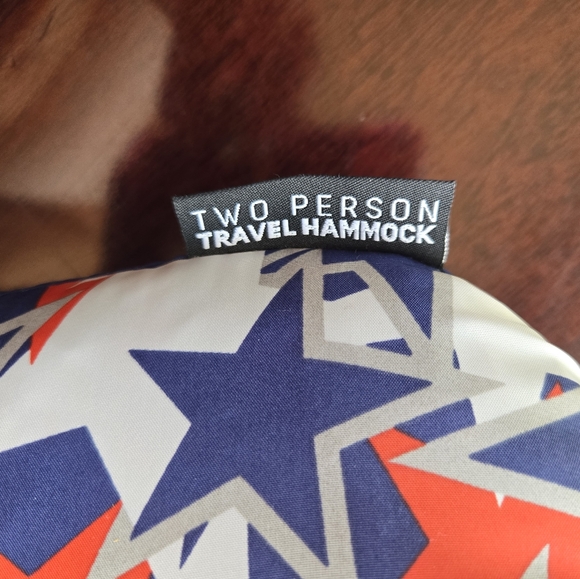 Equip 2 Person Travel Hammock - Americana Star Print - Picture 2 of 4